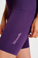 RIVANELLE Kolesarske kratke hlače z naramnicami - NOVEL PRO - vijolična