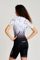 RIVANELLE Kolesarski kombinezon - TEMPO - bela/črna