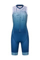 RIVANELLE Kolesarski kombinezon - SNIPP - bela/turkizna