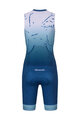 RIVANELLE Kolesarski kombinezon - SNIPP - bela/turkizna