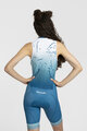 RIVANELLE Kolesarski kombinezon - SNIPP - bela/turkizna