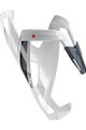 ELITE Kolesarski nosilec za kolesarsko steklenico - CUSTOM RACE PLUS - bela/črna