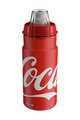 ELITE Kolesarska steklenica za vodo - JET PLUS 550 COCA COLA - rdeča