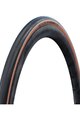 SCHWALBE plašč - ONE 700x28C RACEGUARD 67EPI - črna/rjava