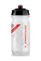 LONGUS Kolesarska steklenica za vodo - TESA 600ml - prosojna/rdeča