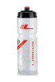 LONGUS Kolesarska steklenica za vodo - TESA 800ml - prosojna/rdeča