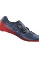 SHIMANO Kolesarski čevlji - SH-RC702 - rdeča/modra