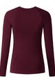 SHIMANO Kolesarska  majica z dolgimi rokavi - VERTEX LONG - bordo