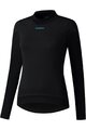 SHIMANO Kolesarska  majica z dolgimi rokavi - BEAUFORT LONG - črna