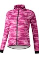 SHIMANO Kolesarska  podaljšana jakna - FURANO WARM - rožnata