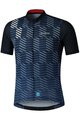 SHIMANO Kolesarski dres s kratkimi rokavi - AEROLITE - modra