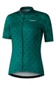 SHIMANO Kolesarski dres s kratkimi rokavi - MIZUKI - zelena