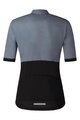 SHIMANO Kolesarski dres s kratkimi rokavi - ELEMENT - siva/črna