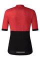 SHIMANO Kolesarski dres s kratkimi rokavi - ELEMENT - rdeča/črna