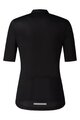 SHIMANO Kolesarski dres s kratkimi rokavi - ELEMENT - črna