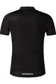 SHIMANO Kolesarski dres s kratkimi rokavi - ELEMENT - črna