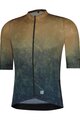 SHIMANO Kolesarski dres s kratkimi rokavi - EVOLVE - bež/modra