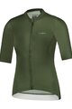 SHIMANO Kolesarski dres s kratkimi rokavi - SAKURA - zelena