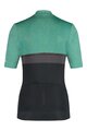 SHIMANO Kolesarski dres s kratkimi rokavi - SUMIRE - zelena/siva