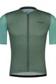 SHIMANO Kolesarski dres s kratkimi rokavi - ARIA - zelena