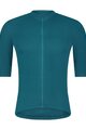 SHIMANO Kolesarski dres s kratkimi rokavi - ELEMENTO - turkizna