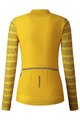 SHIMANO Kolesarski dres z dolgimi rokavi zimski - KAEDE PRINTED LONG - rumena