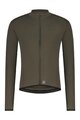 SHIMANO Kolesarski dres z dolgimi rokavi poletni - VERTEX THERMAL LONG - zelena