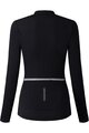 SHIMANO Kolesarski dres z dolgimi rokavi zimski - KAEDE THERMAL LONG - črna