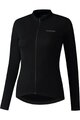 SHIMANO Kolesarski dres z dolgimi rokavi zimski - ELEMENT LONG - črna