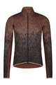 SHIMANO Kolesarski dres z dolgimi rokavi poletni - EVOLVE WIND LIGHT - rjava