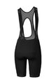 SHIMANO Kolesarske kratke hlače z naramnicami - YURI - črna
