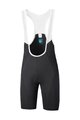 SHIMANO Kolesarske kratke hlače z naramnicami - KODAMA - črna