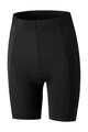 SHIMANO Kolesarske kratke hlače brez naramnic - INIZIO - črna