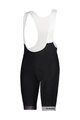 SHIMANO Kolesarske kratke hlače z naramnicami - BREAKAWAY - črna