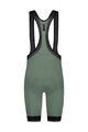 SHIMANO Kolesarske kratke hlače z naramnicami - DINAMICO - zelena
