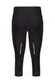 SHIMANO Kolesarske 3/4 hlače brez naramnic - KAEDE KNICKERS 3/4 - črna
