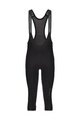 SHIMANO Kolesarske 3/4 hlače z naramnicami - VERTEX KNICKERS 3/4 - črna