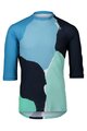 POC Kolesarski dres s kratkimi rokavi - MTB PURE 3/4 - svetlo modra