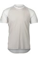 POC Kolesarski dres s kratkimi rokavi - MTB PURE TEE - siva/bela