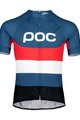 POC Kolesarski dres s kratkimi rokavi - ESSENTIAL ROAD LOGO - rdeča/modra/bela/črna