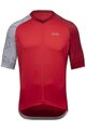 GORE Kolesarski dres s kratkimi rokavi - C5 - rdeča/bela