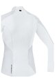 GORE Kolesarska  majica z dolgimi rokavi - GWS BL THERMO - bela