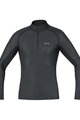 GORE Kolesarska  majica z dolgimi rokavi - M GWS BL THERMO TURTLENECK - črna