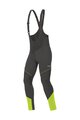 GORE Kolesarske dolge hlače z naramnicami - C3 GWS - rumena/črna