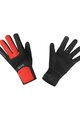 GORE Kolesarske  rokavice z dolgimi prsti - M GWS THERMO - rdeča/črna