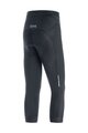 GORE Kolesarske 3/4 hlače brez naramnic - C3 - črna