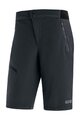 GORE Kolesarske kratke hlače brez naramnic - C5 WMN - črna