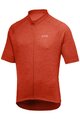 GORE Kolesarski dres s kratkimi rokavi - C3 - oranžna