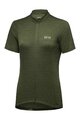 GORE Kolesarski dres s kratkimi rokavi - C3 WMN - zelena