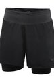 GORE Kolesarske kratke hlače brez naramnic - R5 2IN1 - črna